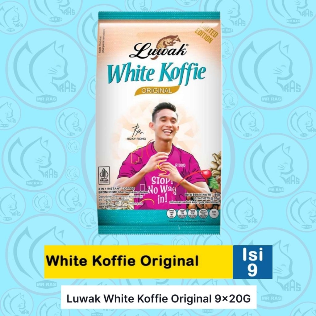 

Luwak White Koffie Original 9x20G