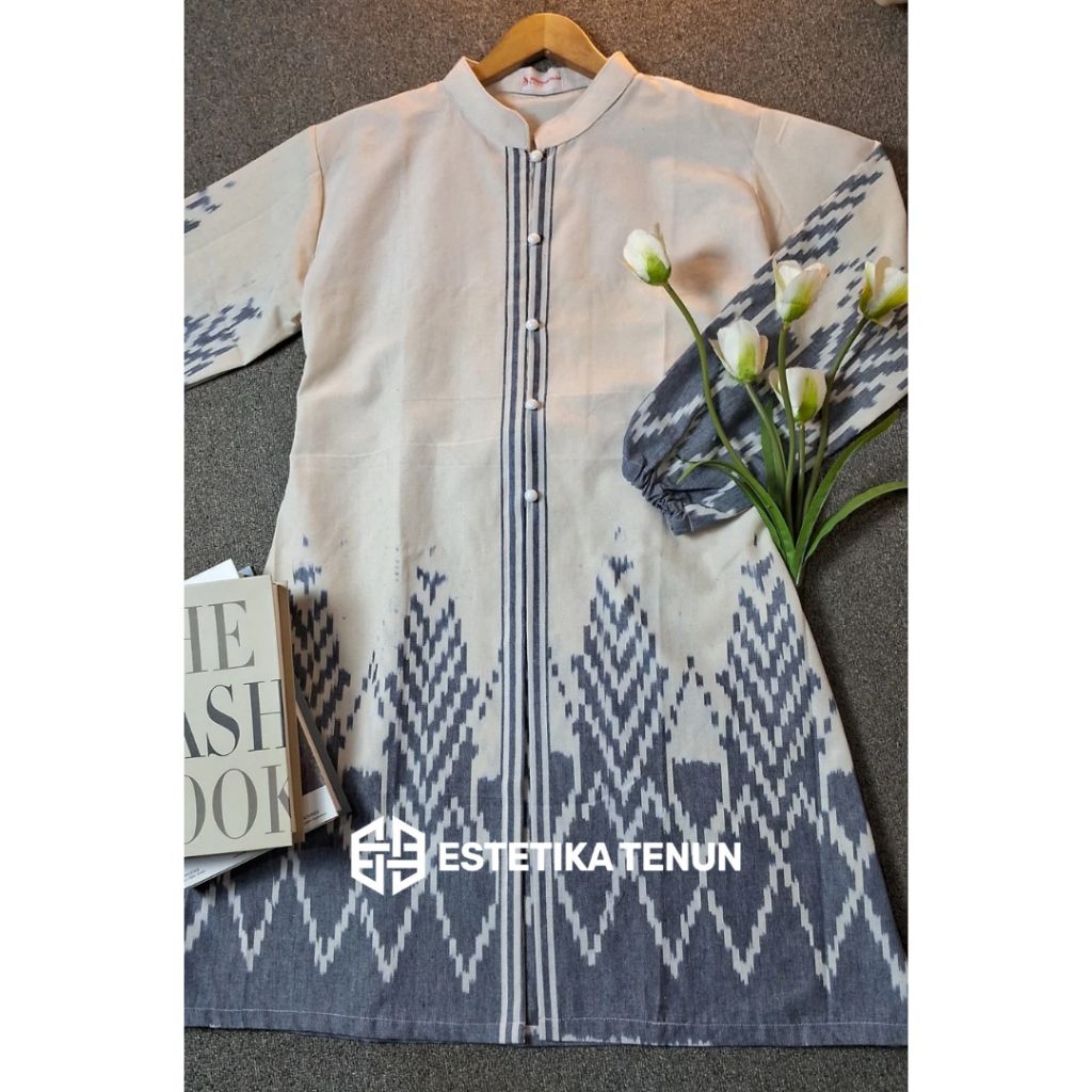 Gratis Ongkir Tunik Tenun Wanita - Atasan Tenun - Tunik Tenun Etnik Wanita Premium - Tunik Etnik