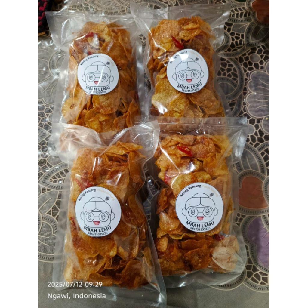 

Mbah Lemu Keripik Kentang Kering kentang kentang mustofa keripik kentang 100gr