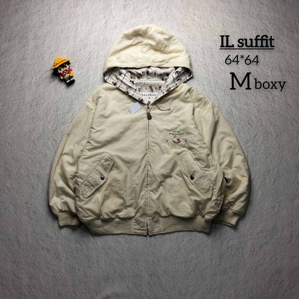 jacket bomber vintage il suffit original 100% (bulak balik) size M boxy