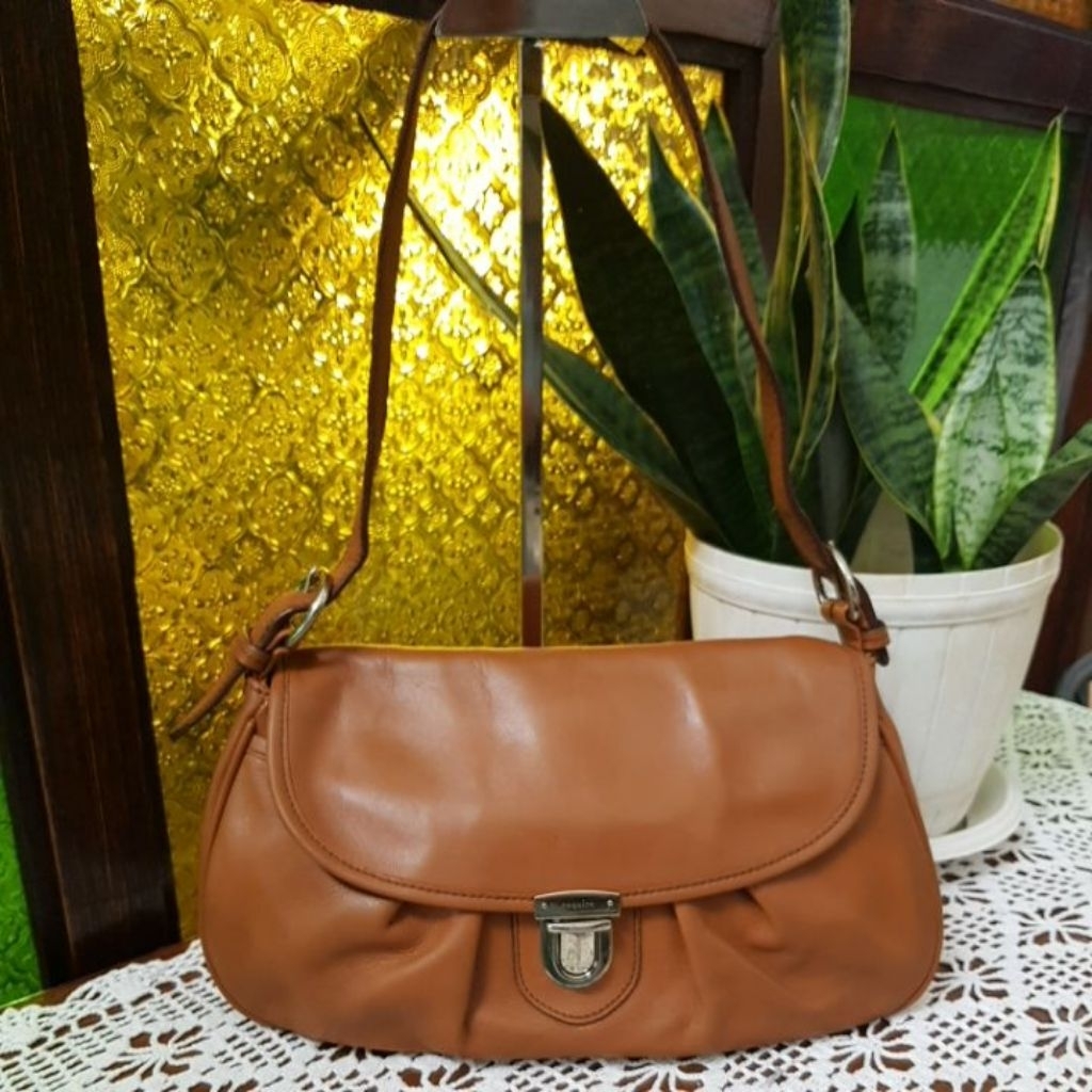 Tas wanita Esquire shoulder bag kulit coklat