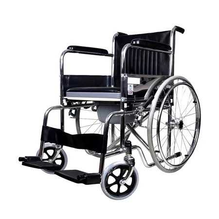 Onemed Kursi Roda + Commode Chair FS609 / Kursi Roda 2in1 Bab Wheel Chair Commode