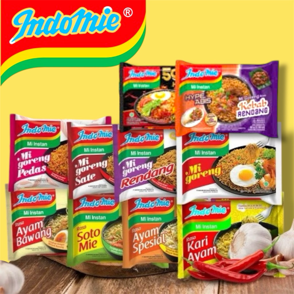 

INDOMIE MIE GORENG/KUAH ALL VARIAN 85GR