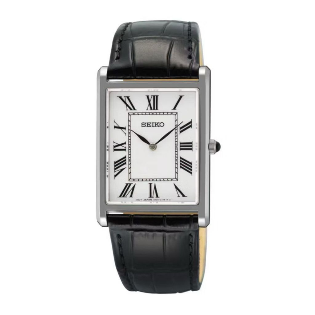 Jam Tangan Pria SEIKO TANK SWR103 SWR103P1 Kaca Sapphire [ORIGINAL]