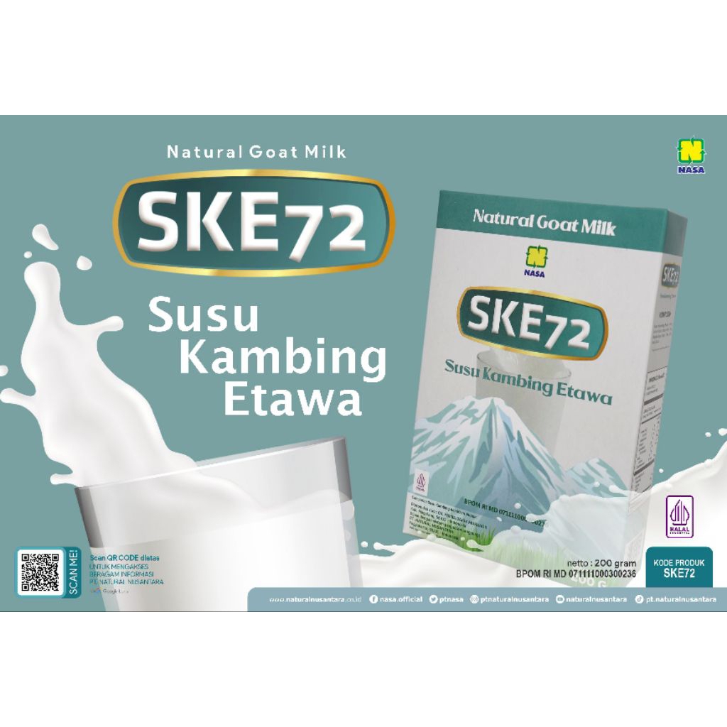 

SKE72 Natural Goat Milk, Susu kambing etawa