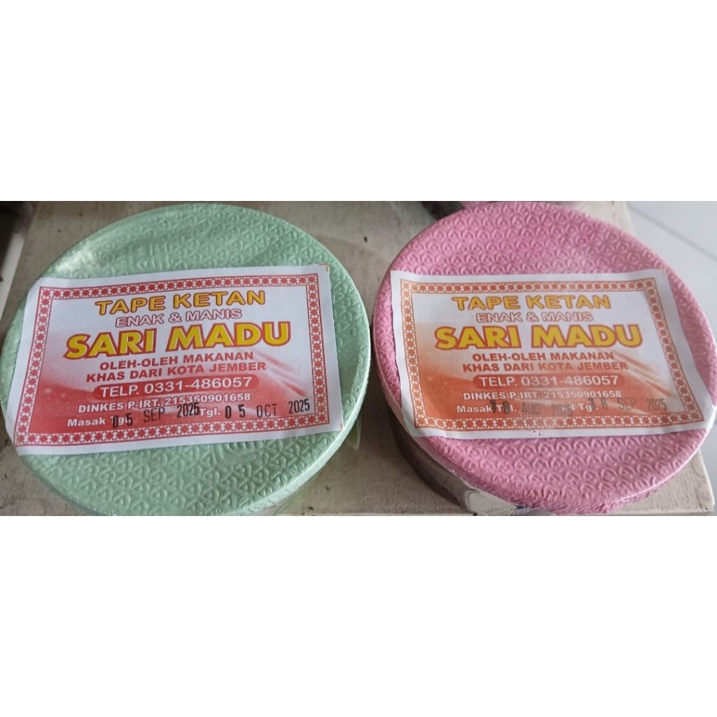 

Tape Ketan Sari Madu Khas Jember 250gr