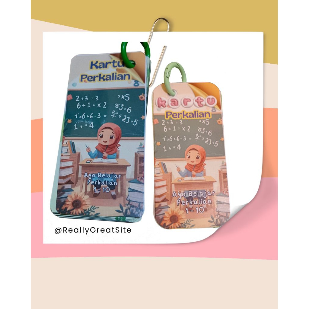 

Flashcard Kartu Perkalian (Bisa Pesan Nama)