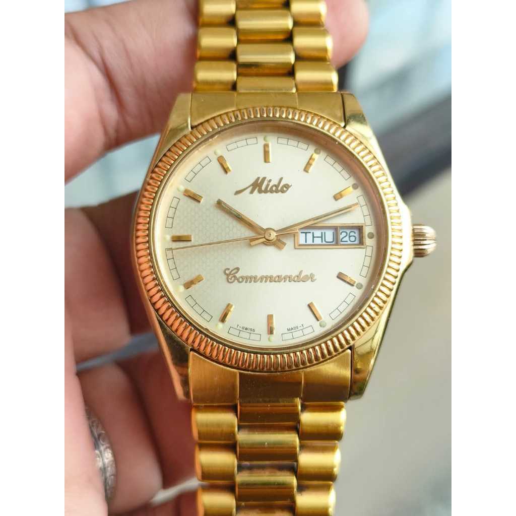 Jam Rare Mido Commander President REF 8298