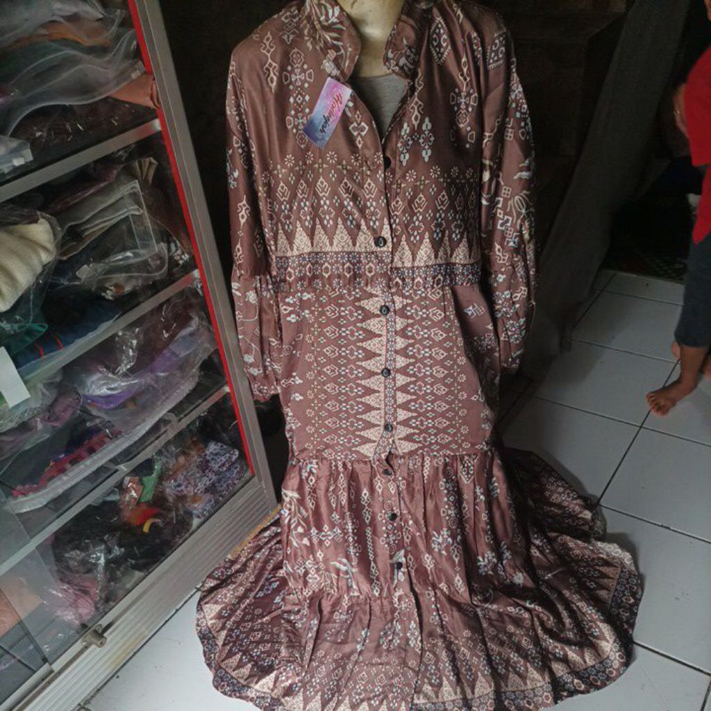 Gamis murah berkualitas barang baru cuci gudang