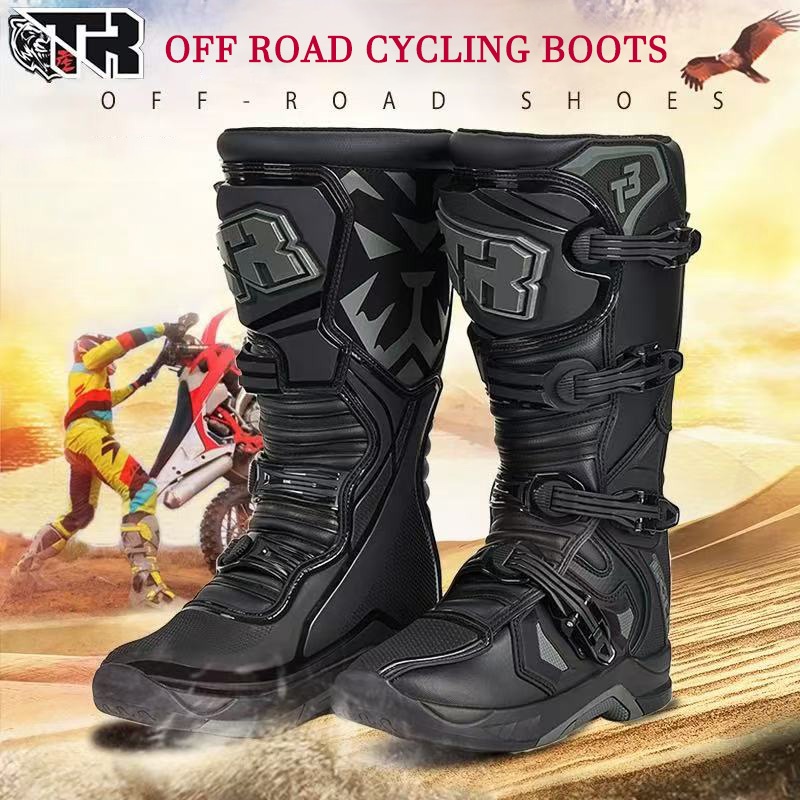 RT Original Tiger Mx Boots / Motocross Boots MTR-T3 Motocross Trail MX Boots.