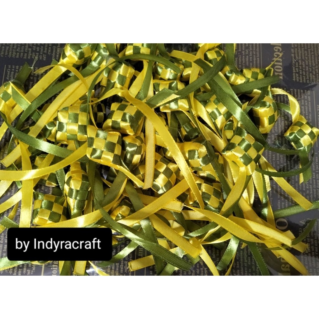 

ketupat mini pita satin