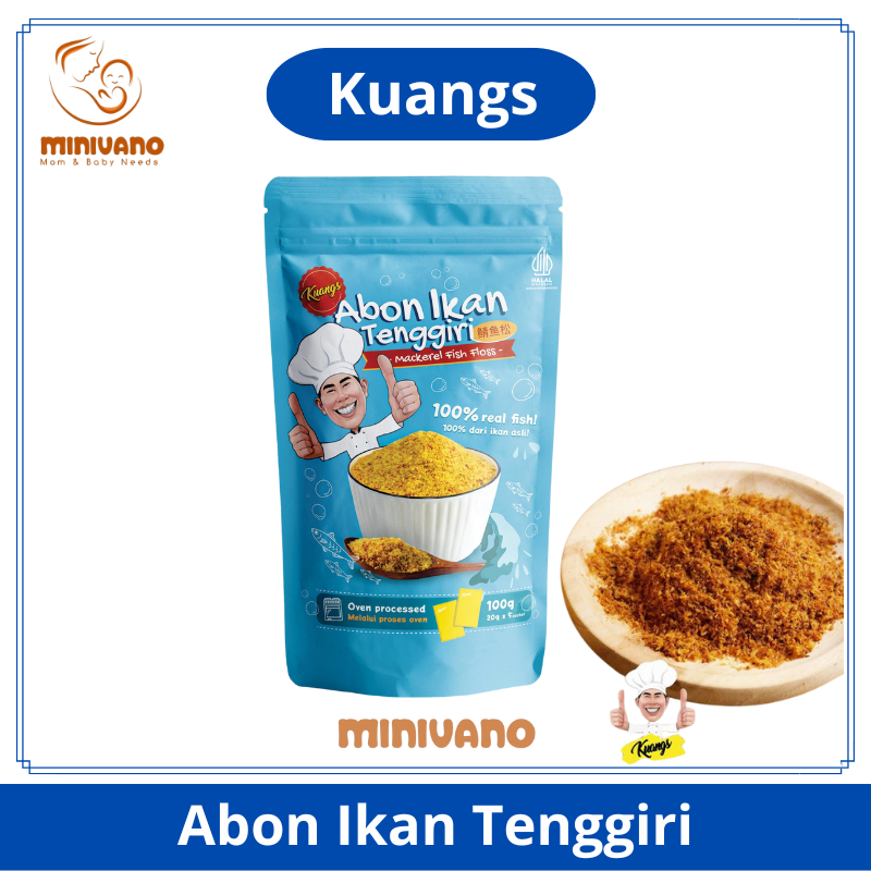 

Kuangs Abon Ikan Tenggiri - Mackerel Fish Floss - Mpasi Sehat Anak - 100gr