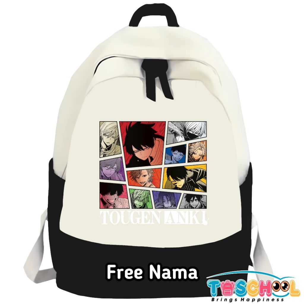 TAS RANSEL ANAK KARAKTER TOUGEN ANKI ANIME FREE NAMA