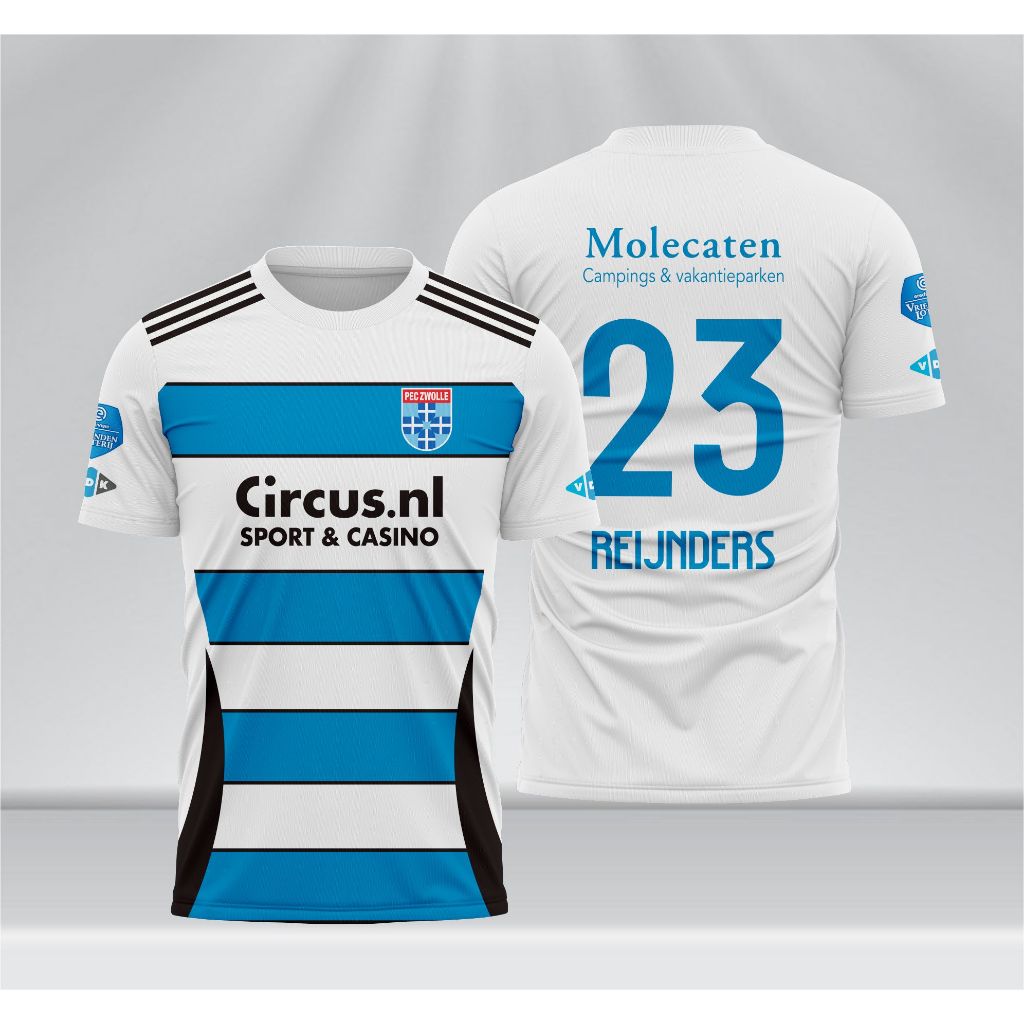 Jersey PEC Zwolle Home 2024 2025 Eliano Reijnders Full Printing