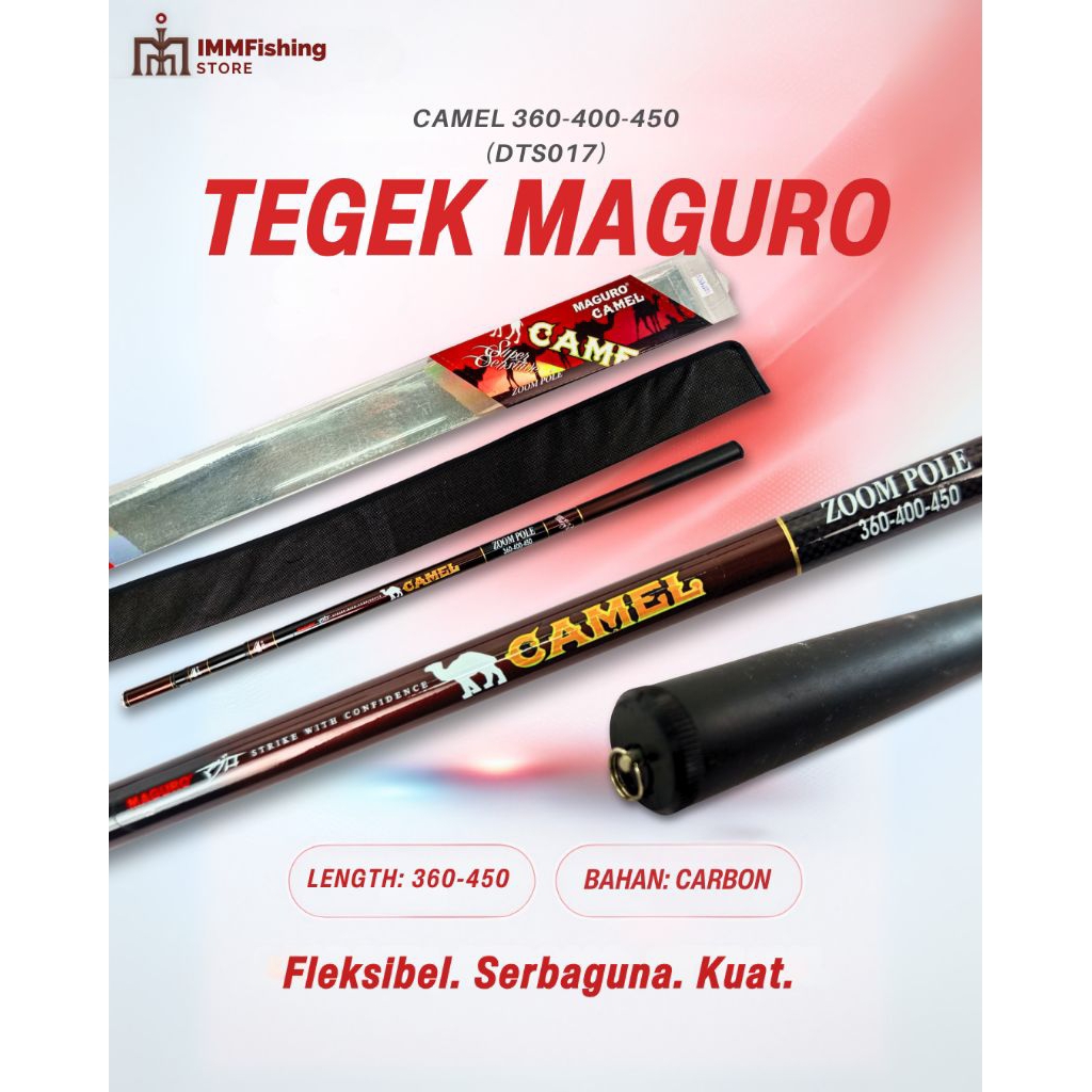 TEGEK MAGURO CAMEL | Tongkat Pancing