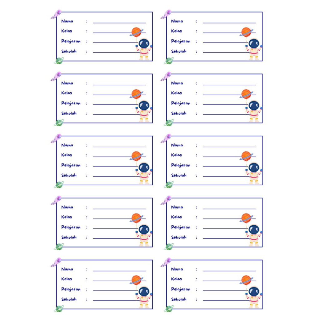 

Stiker nama buku | Label nama buku | Stiker karakter