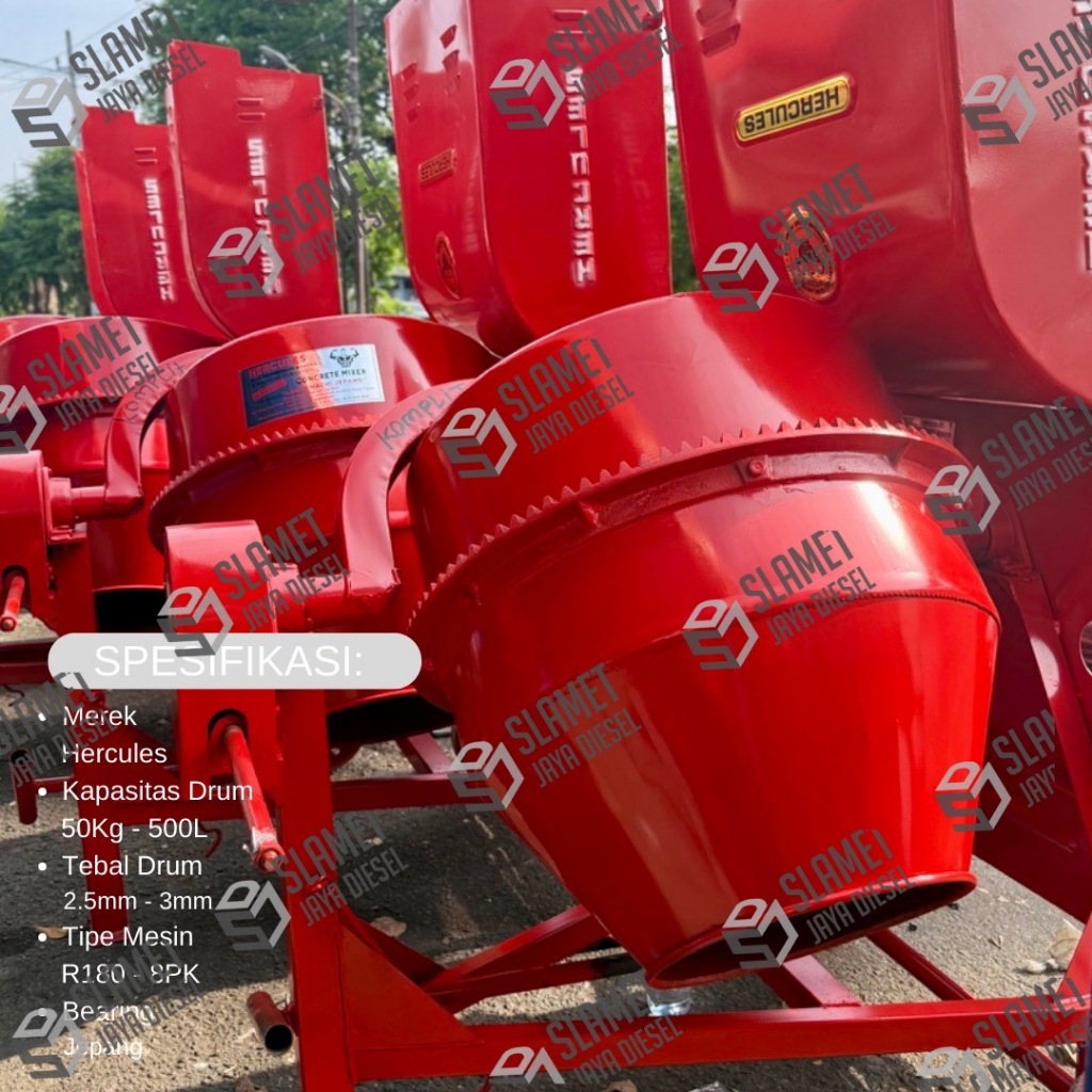 Molen Mixer Cor Semen Hercules 50Kg