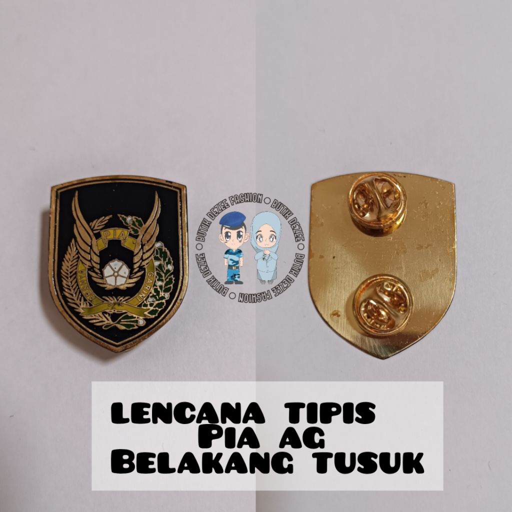 LENCANA TIPIS TUSUK PIA YASARINI BHAYANGKARI IKKT PERSIT JALASENASTRI YAYASAN PERSIT