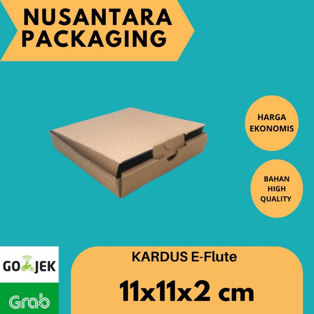 

KARDUS 11x11x2 cm / BOX KARTON CORUGATED DIE CUT / AKSESORIS
