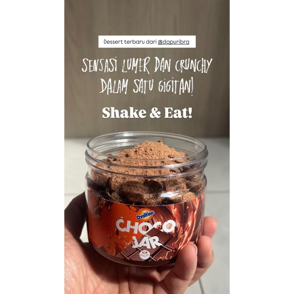 

Ovaltine Choco Jar – Cemilan Kekinian Siap Santap