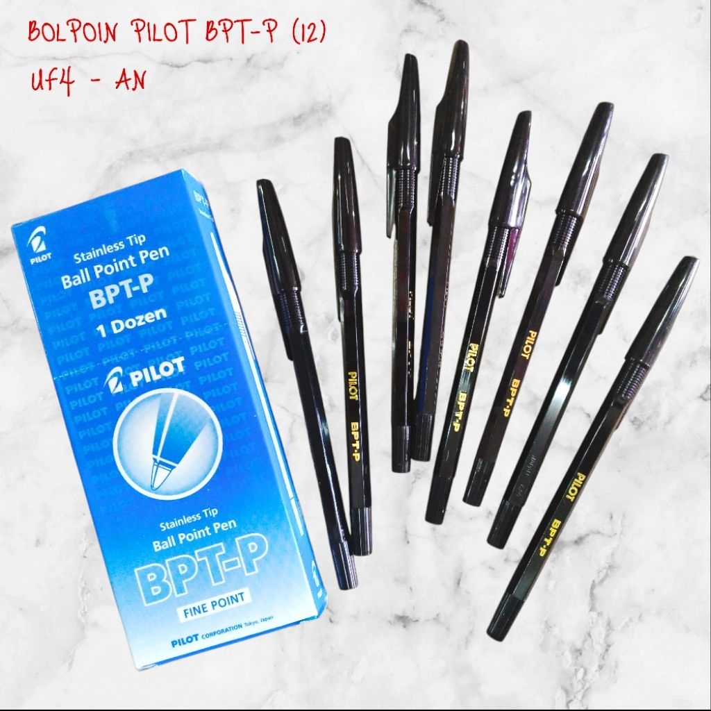 

JUAL 1 PACK isi 12 / BOLPOIN HITAM / BOLPOIN PILOT / POLPEN PILOT / POLPEN HITAM / ATK
