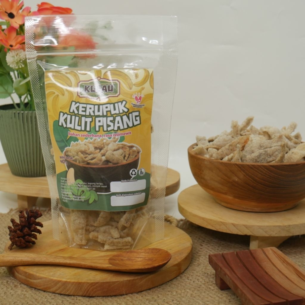 

KUCAU Kerupuk Kulit Pisang Gurih Renyah 40 gram