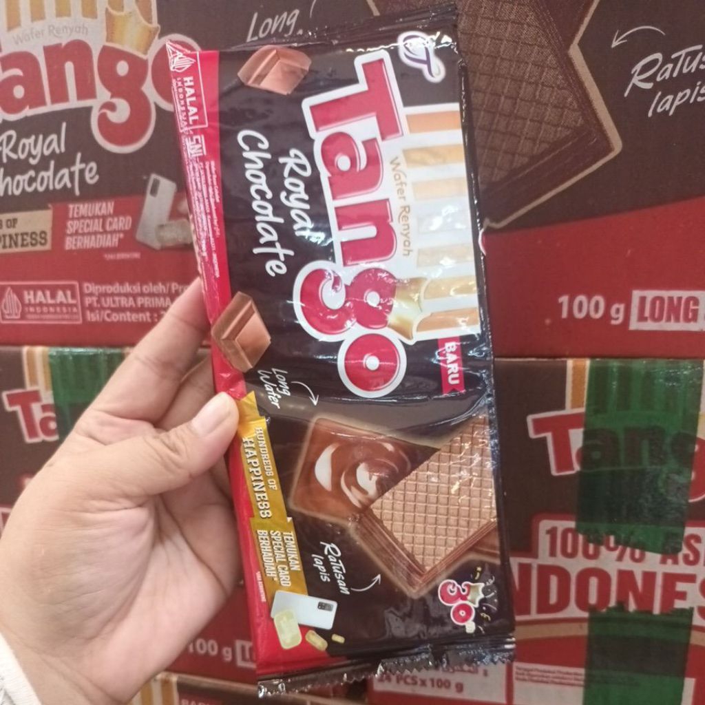 

Tango Wafer Chocolate pck 110gr Karton Murah