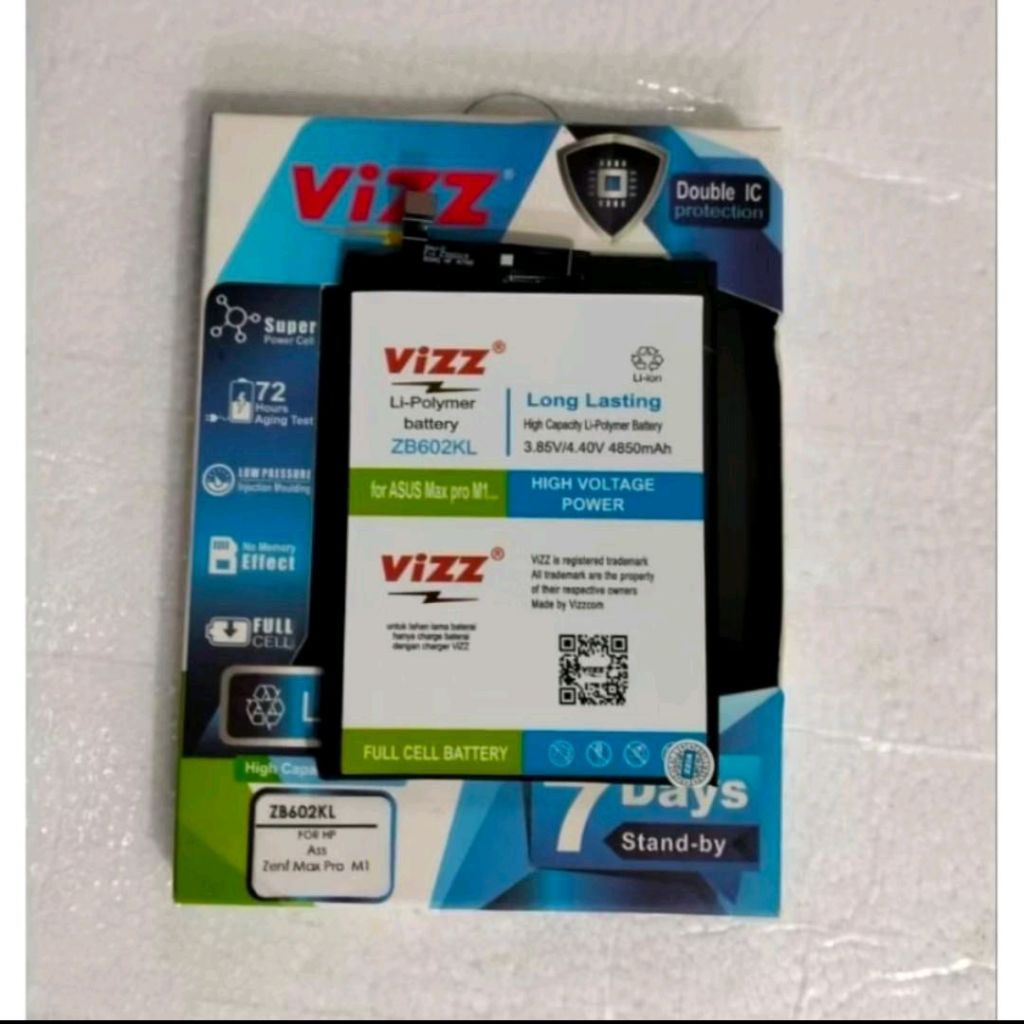 Baterai Vizz ZB602KL for Asus Zenfone Max Pro M1 (4850mAh) Ori Vizz