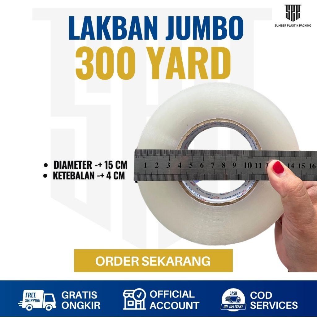 

Lakban Bening 300/500 YARD ASLI | Lakban Lengket