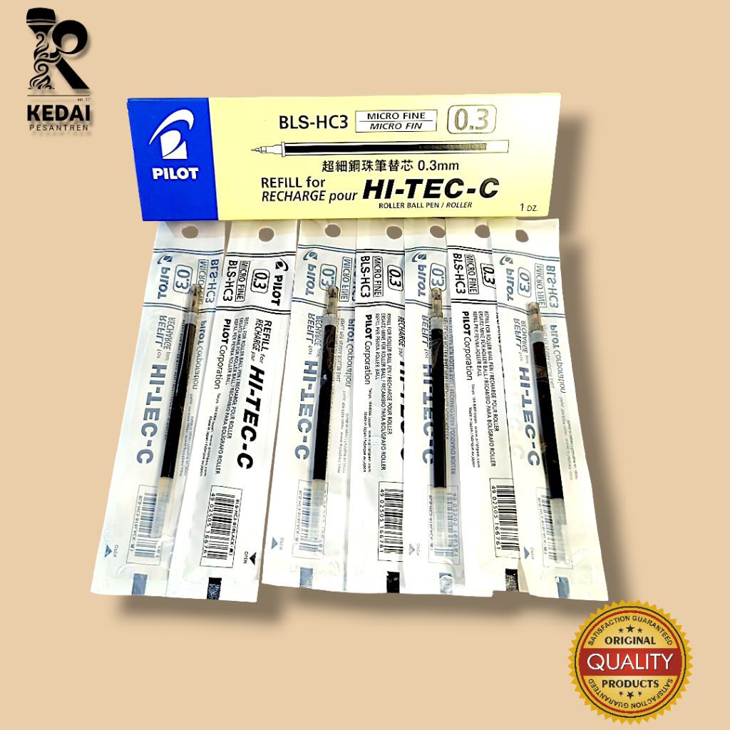 Refill Isi Ulang Pulpen Hi-tech Hitech Hi Tech C 0.3 mm