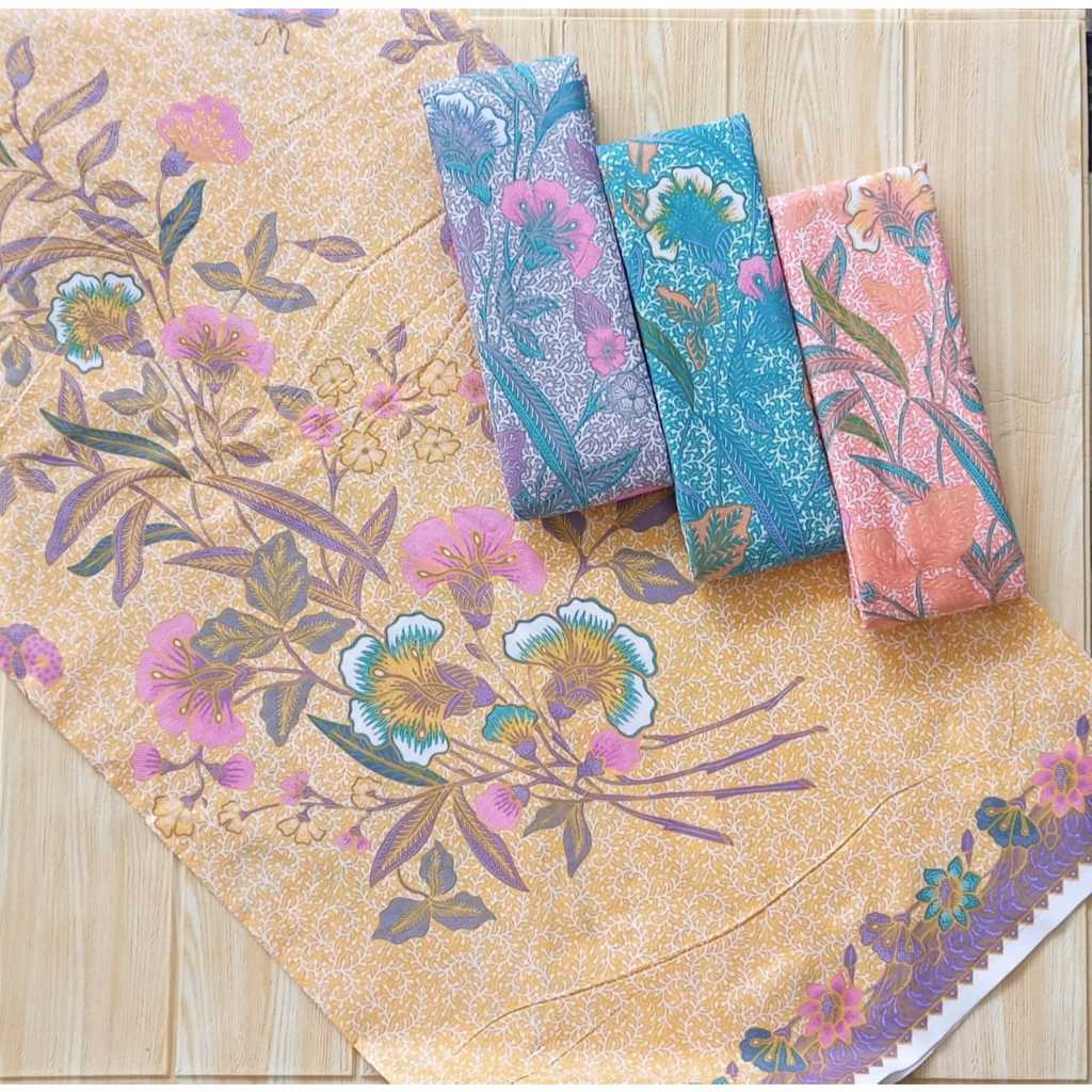 Kain Encim Jarik Batik- kain batik wanita-bahan idola super Batik Garutan Premium Batik Pastel