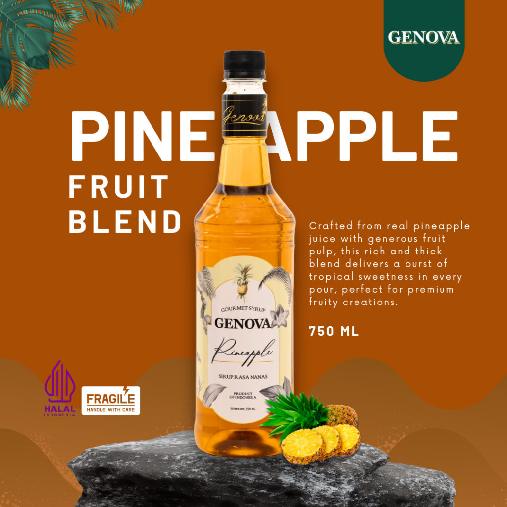 

GENOVA Fruit Blend Puree Pineapple - 750ml