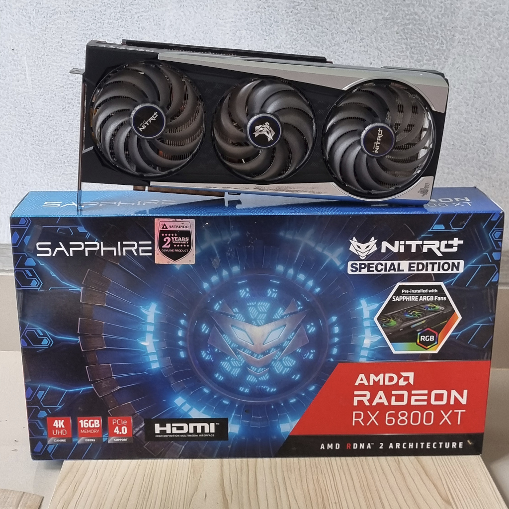 VGA RX 6800 XT SE SAPPHIRE NITRO+ 16GB GDDR6