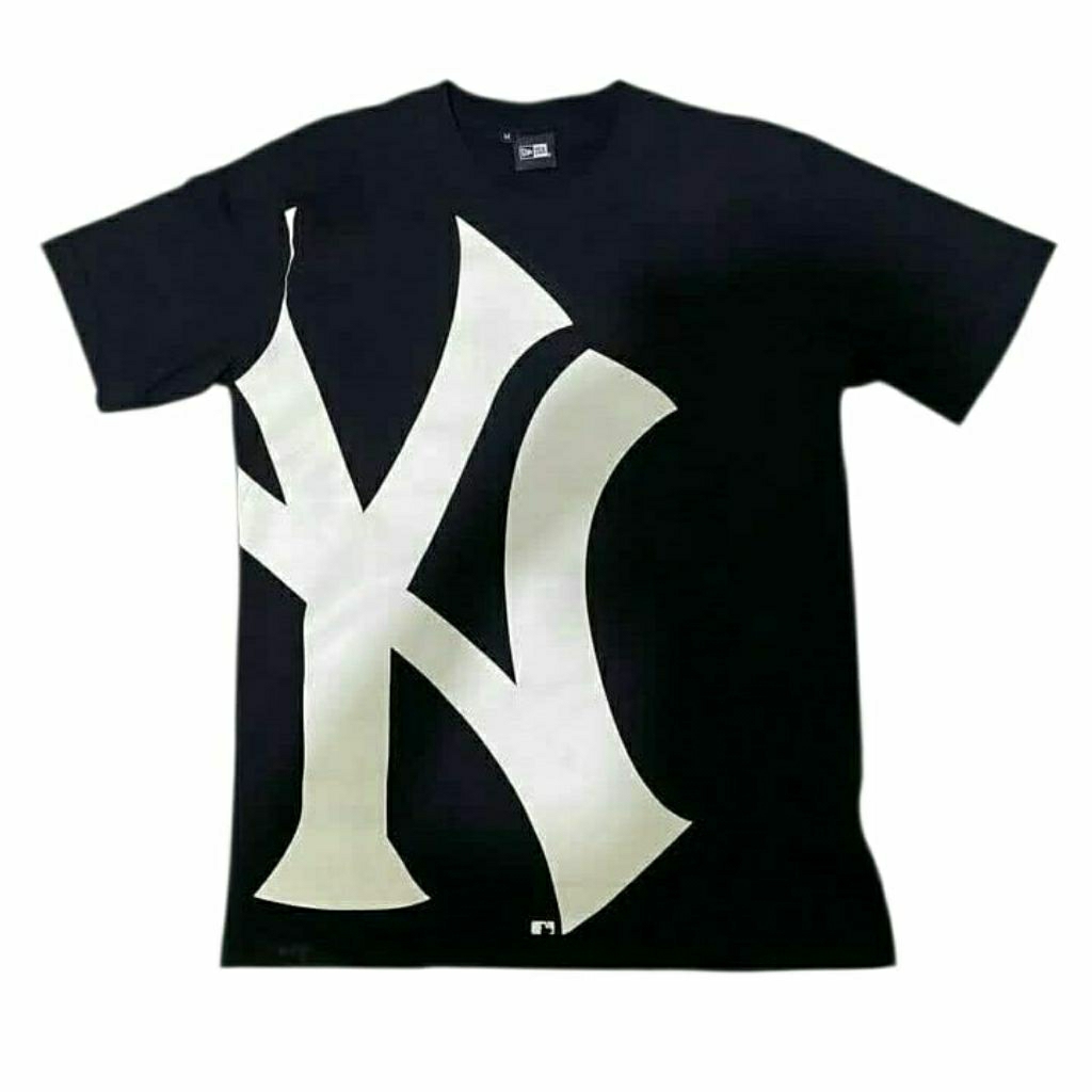 NEW KAOS MLB PREMIUM MIROR COTTON 20'S KAOS MLB FULLTAG KAOS HITAM KAOS COWOK KAOS CEWEK READY STOK