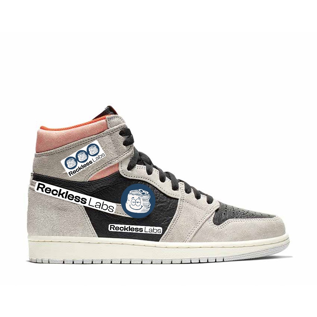 Sepatu Sneaker Air Jordan 1 Retro High OG Neutral Grey Hyper Crimson Original