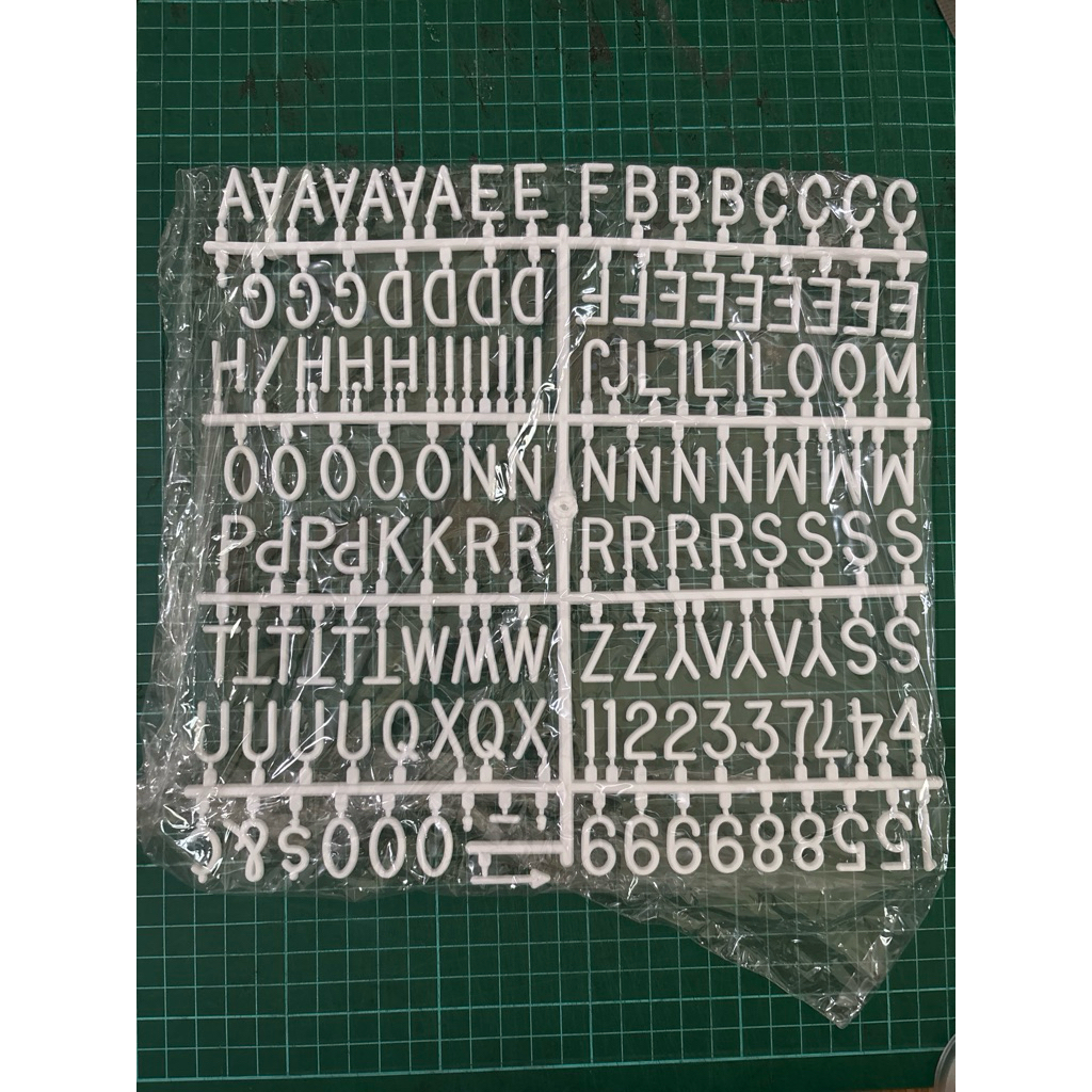 

Furniby | tambahan set huruf angka letter board