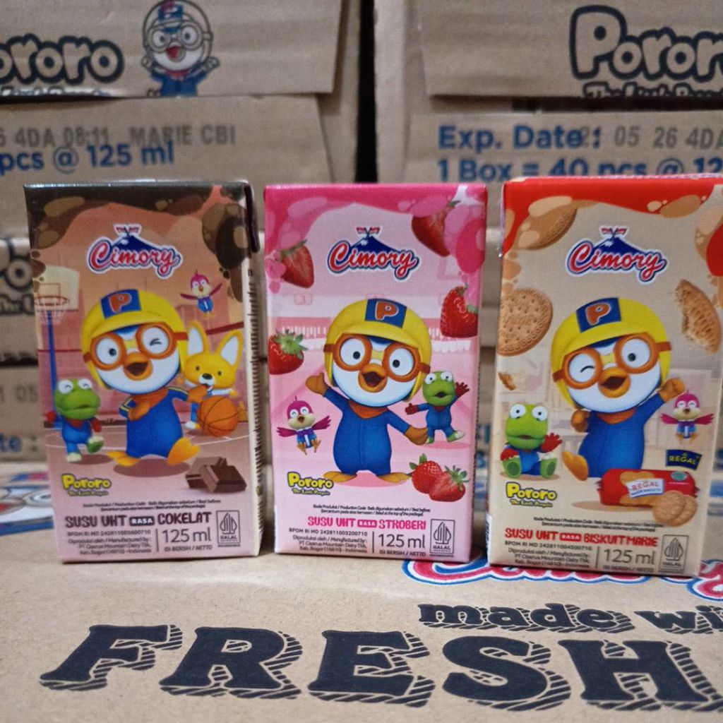 1 DUS SUSU CIMORY UHT FRESH MILK 125ml / 125 ml 1 KARTON