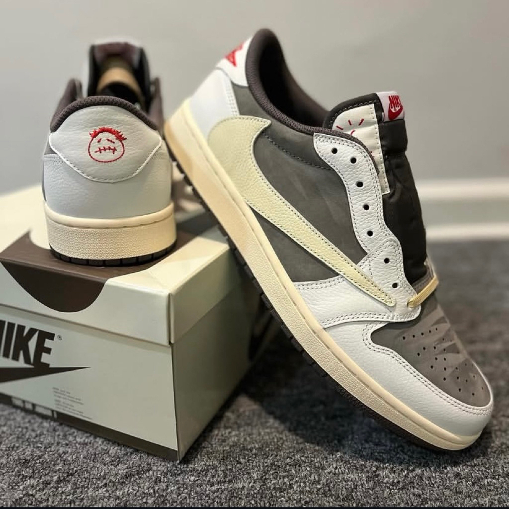 AJ 1 Retro Low OG SP Travis Scott Reverse Mocha 100% Original Material