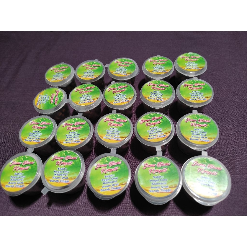 

Jamu alami komplit (pegel linu, kolesterol, asam urat, darah tinggi)