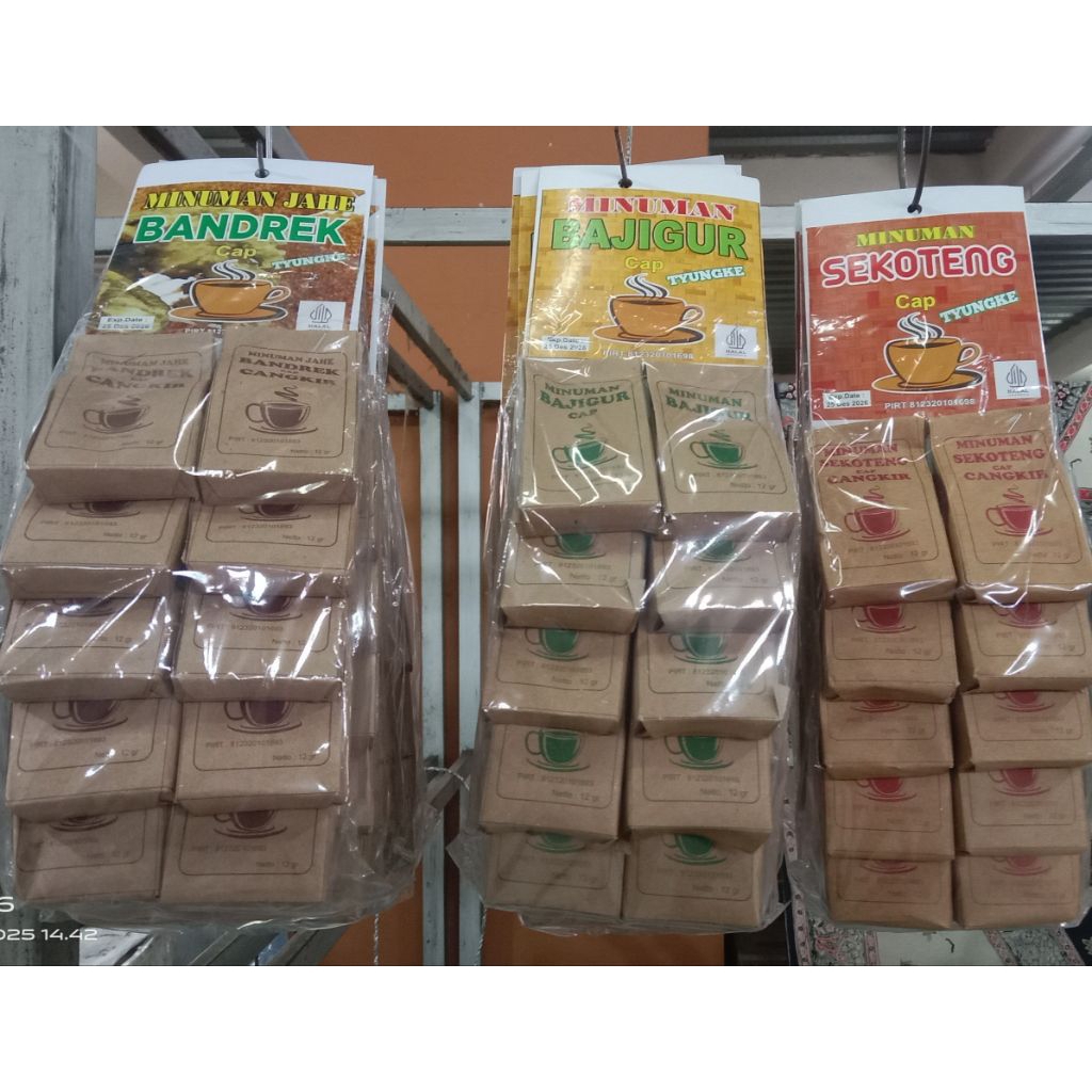 

MINUMAN JAHE BANDREK BAJIGUR SEKOTENG ISI 10