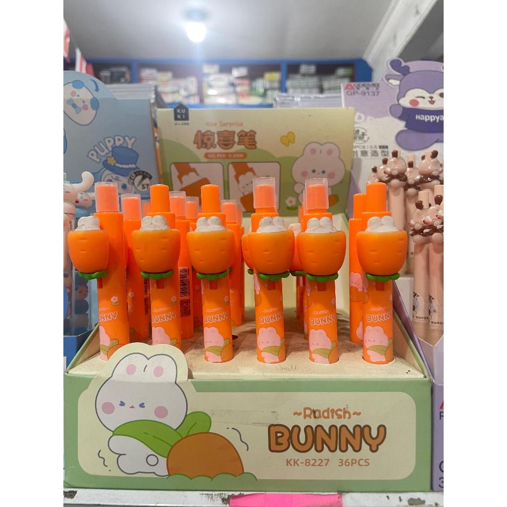 

BULPOIN GEL KLIK KUKI KK8227 / NICE SURPRISE Bunny Gel Pen [KK-8227]