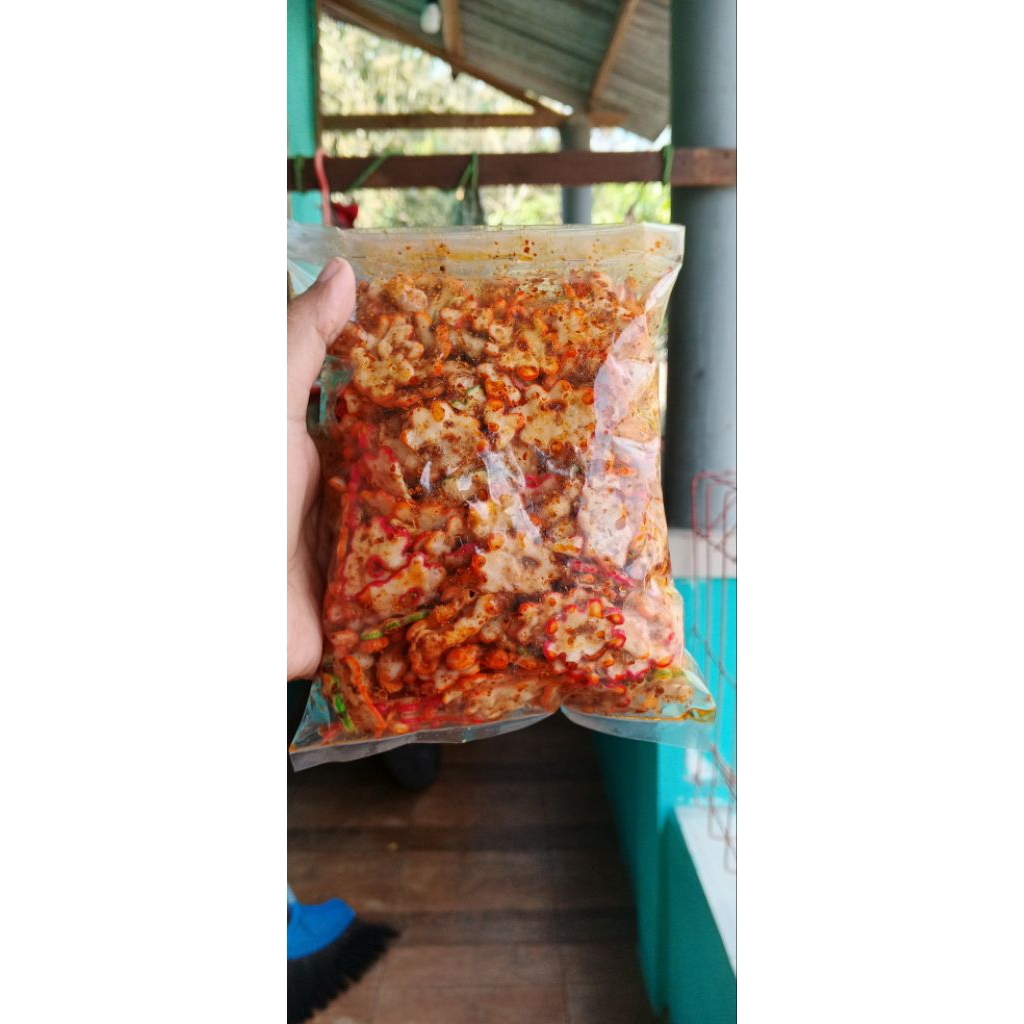 

seblak bintang kering pedas