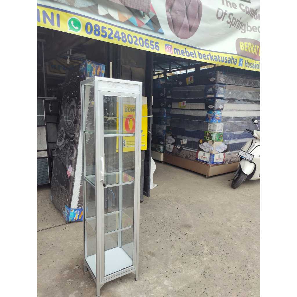 Lemari Hias Kaca 1 Pintu