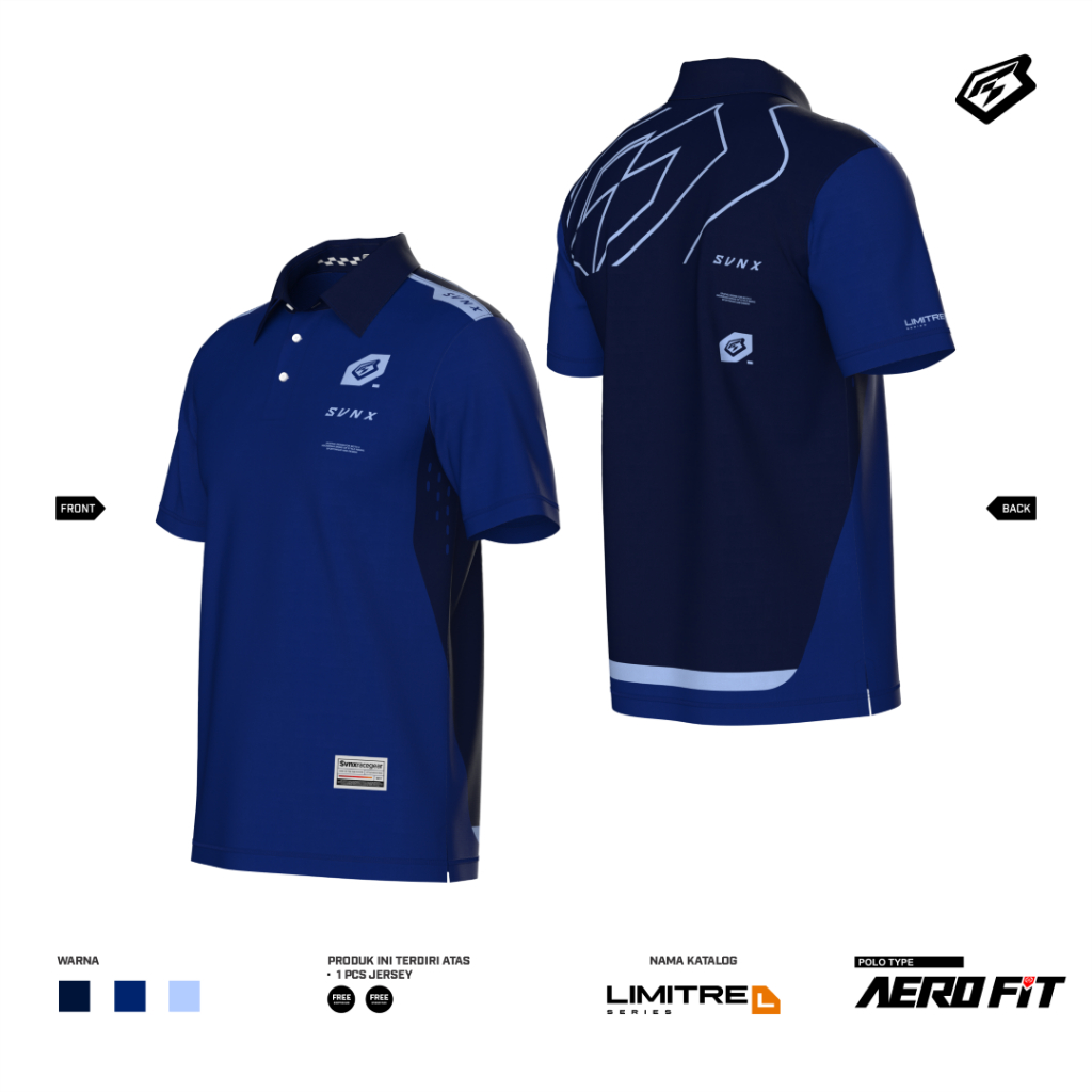 SVNX JERSEY POLO AERO FIT LIMITRE SERIES