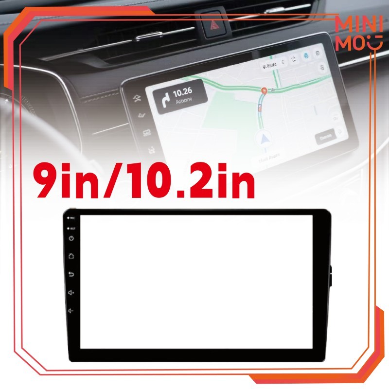 Touchscreen Android Universal 9" 10.2" Head Unit Layar Sentuh Untuk Mobil Pengganti LCD