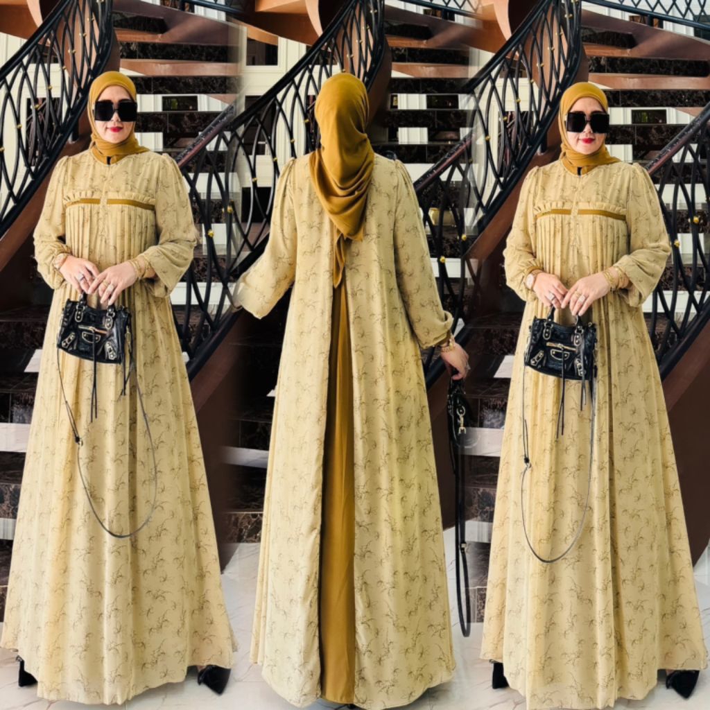 Elnara Part 4 Gamis Set Hijab Original By Mahhida