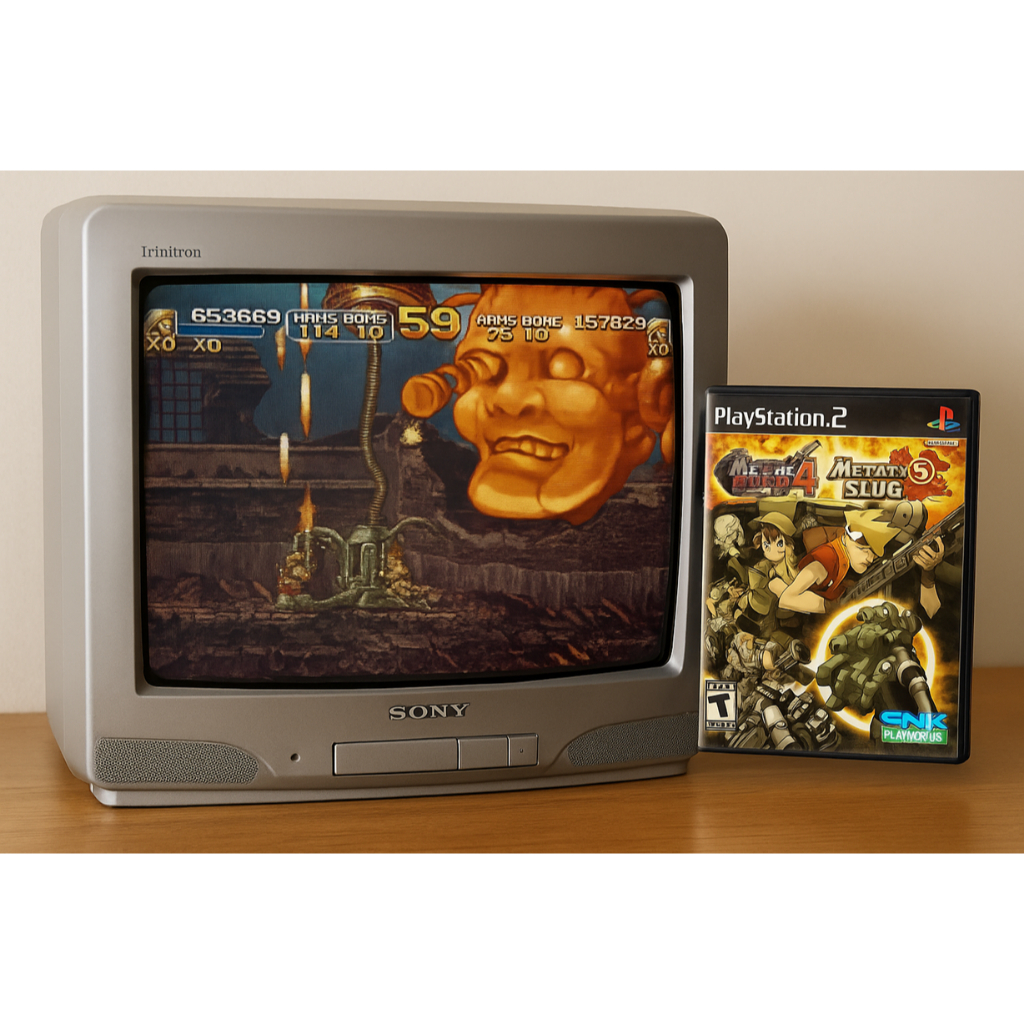 [ Game PS2 Playstation 2 ] Metal Slug 4 & 5