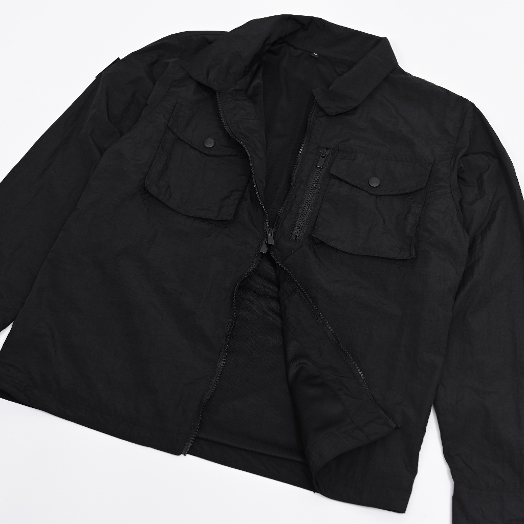Buckingham Black - Overshirt Jacket