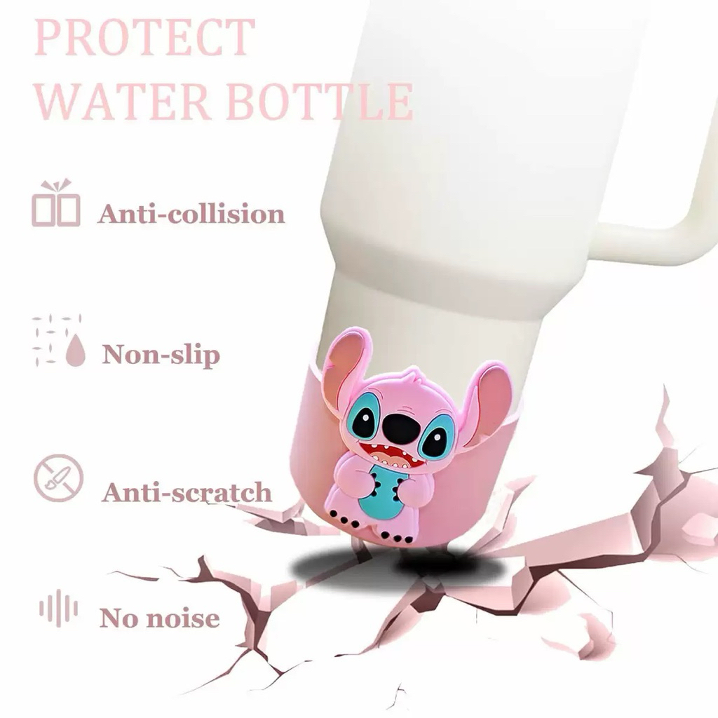 Alas tumbler Stanley Boots Pelindung Silicone Stitch