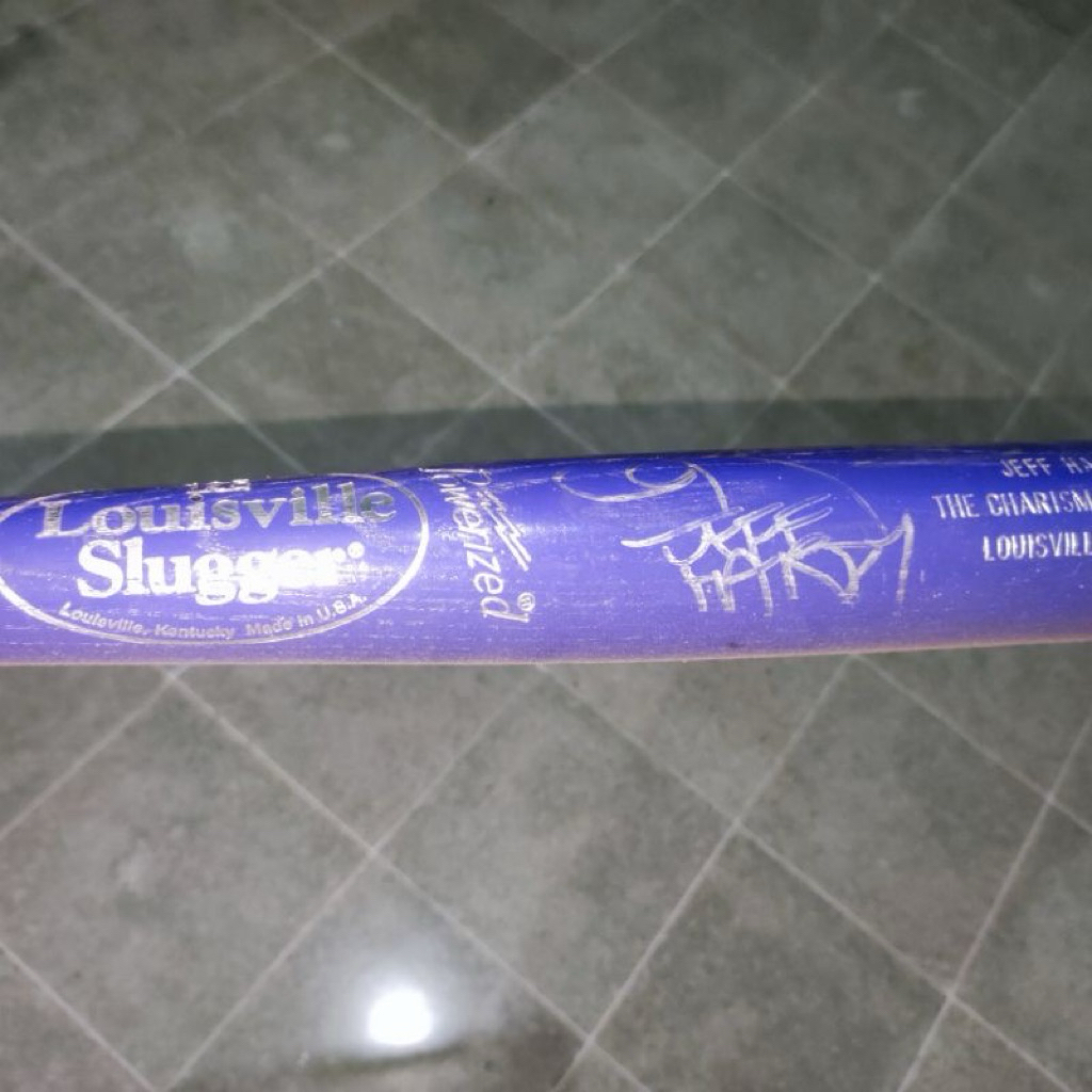 Louisville Slugger Baseball Bat Jeff Hardy WWE Limited Edition